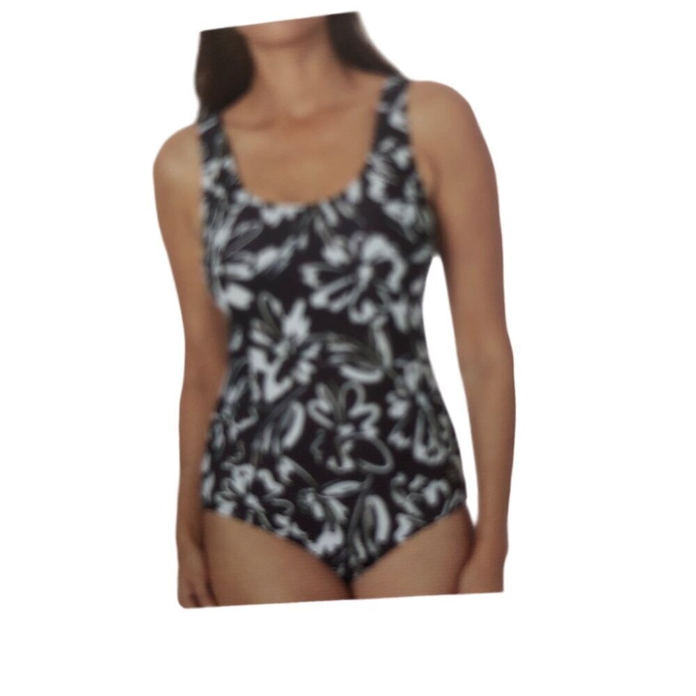HURLEY LADIES ONE PIECE UPF‎ 50+ SWIMSUIT LG NWT